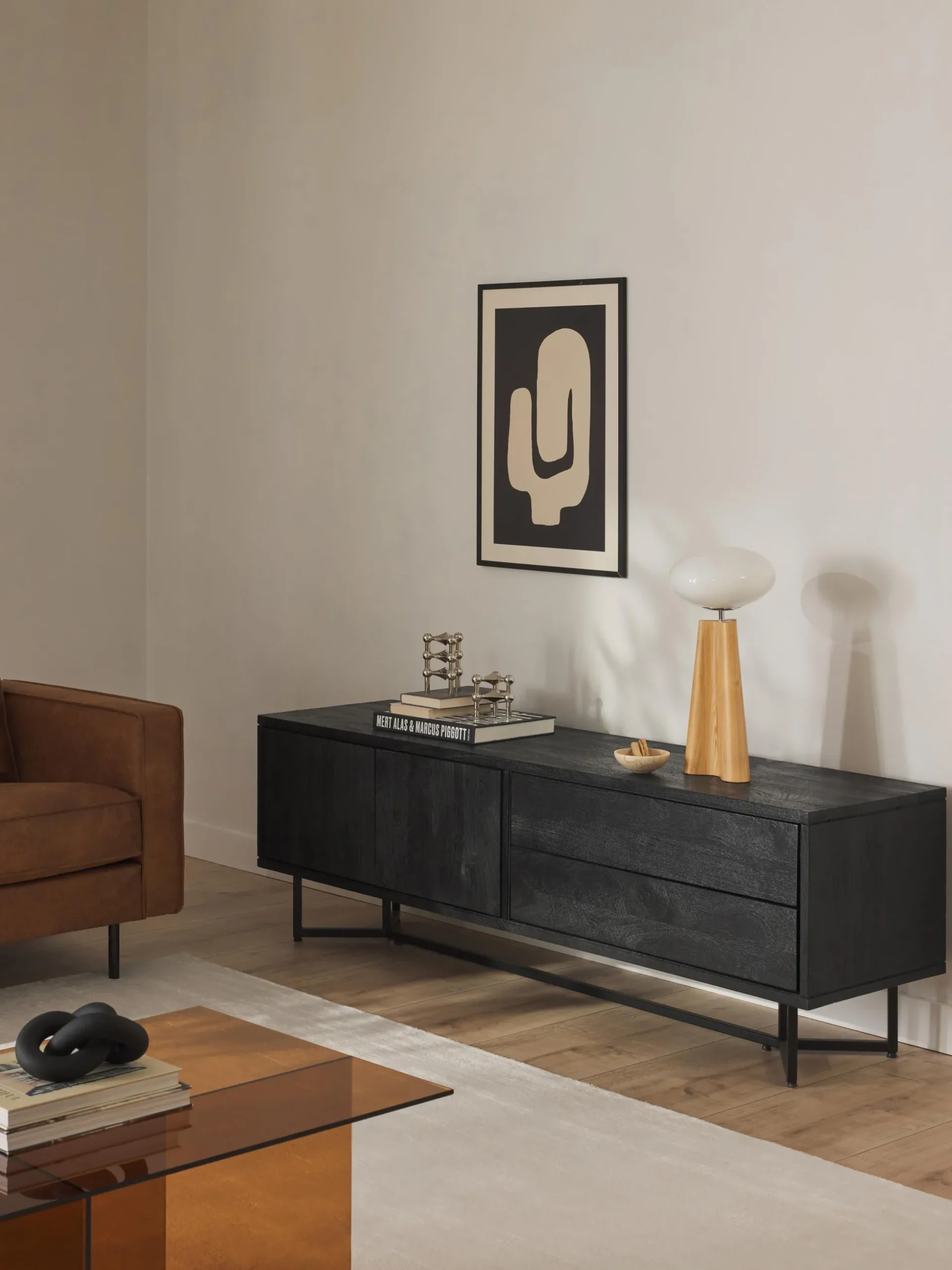 Credenza in legno di mango Luca