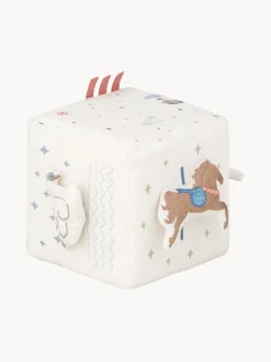 Cubetto attività per bambini in cotone organico Carousel