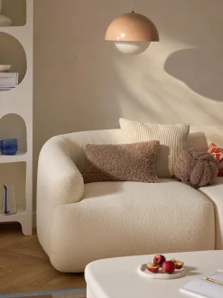 Cuscino annodato in teddy Dotty