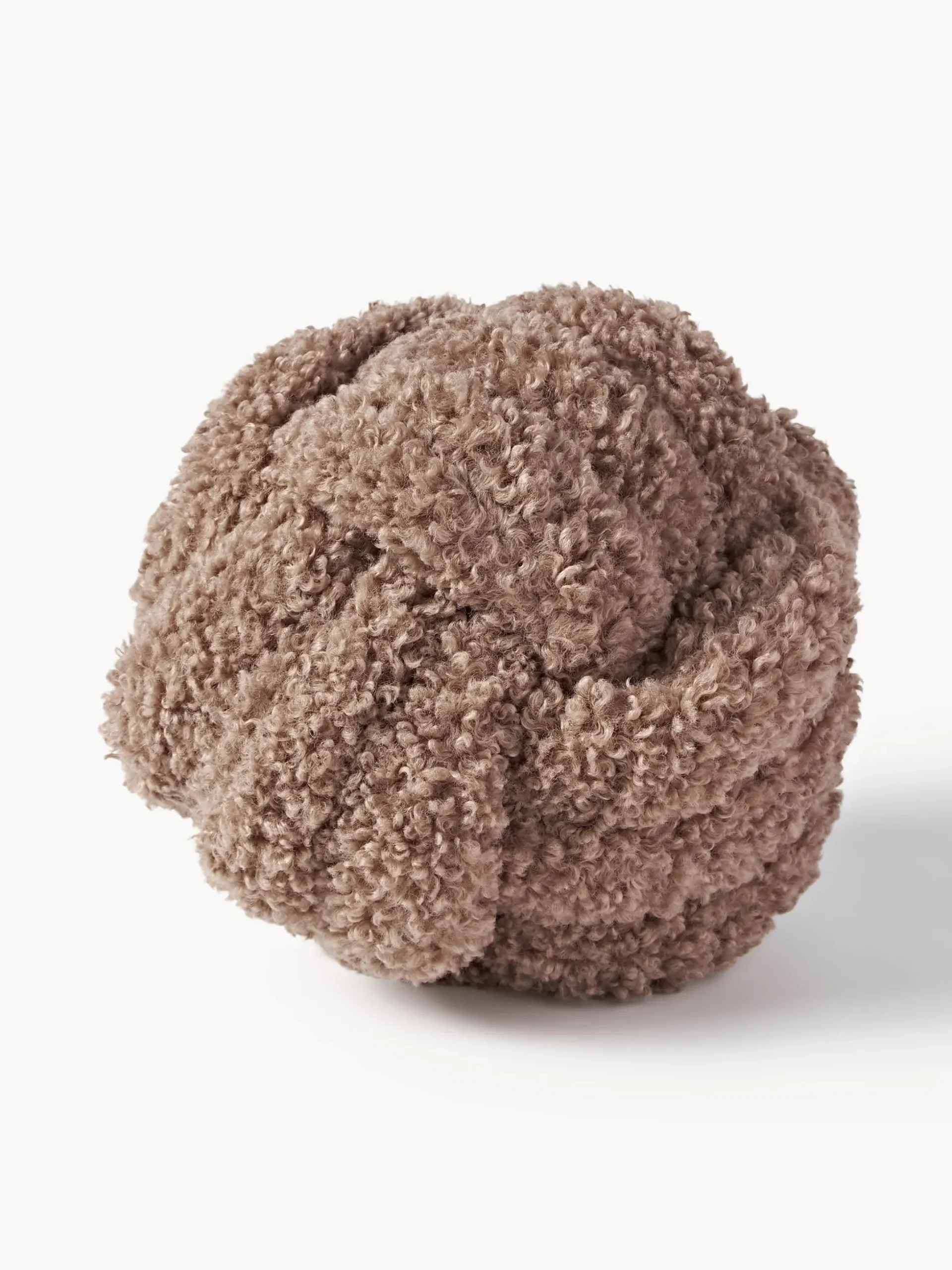 Cuscino annodato in teddy Dotty