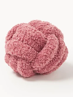 Cuscino annodato in teddy Dotty