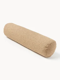 Cuscino cilindrico per divano in bouclé Sofia