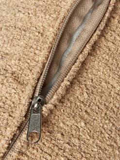Cuscino cilindrico per divano in bouclé Sofia