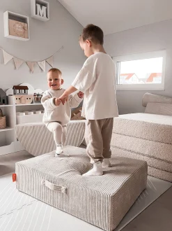 Cuscino da salto per bambini in velluto a coste Mila