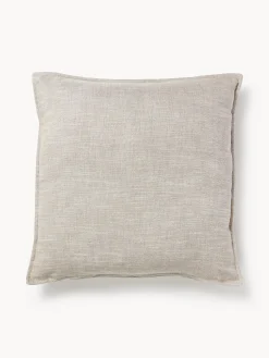 Cuscino decorativo in misto lino Lennon, 60 x 60 cm
