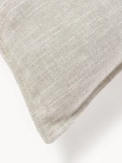 Cuscino decorativo in misto lino Lennon, 60 x 60 cm