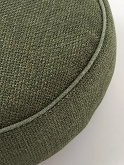 Cuscino decorativo rotondo con bordino Aya