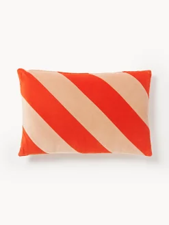 Cuscino fatto a mano in cotone Striped