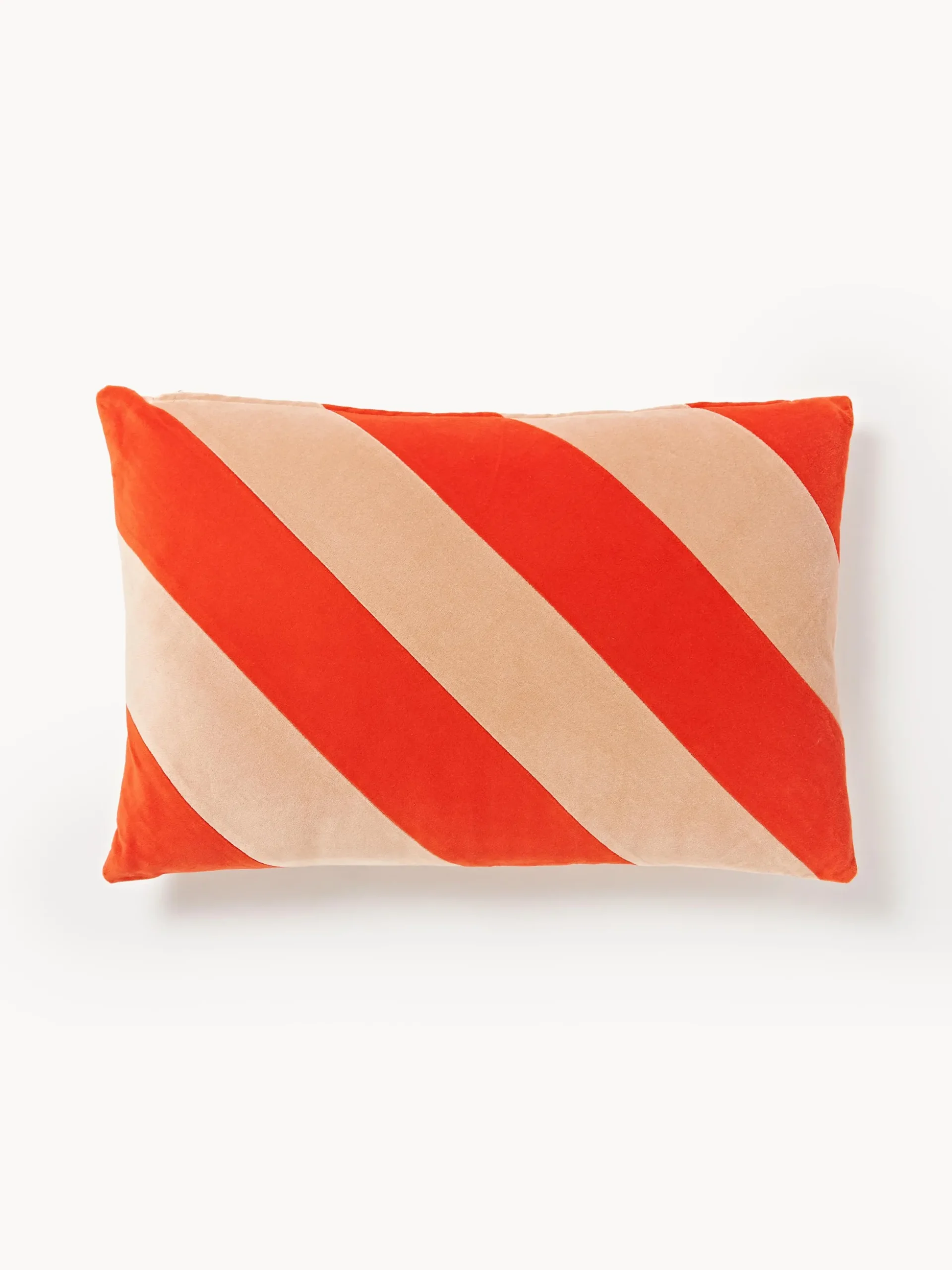 Cuscino fatto a mano in cotone Striped