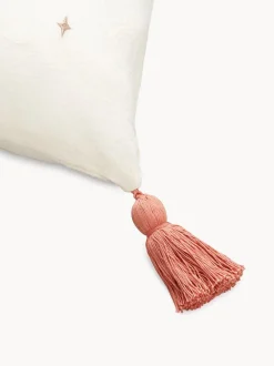 Cuscino in cotone organico con nappe Ballerina