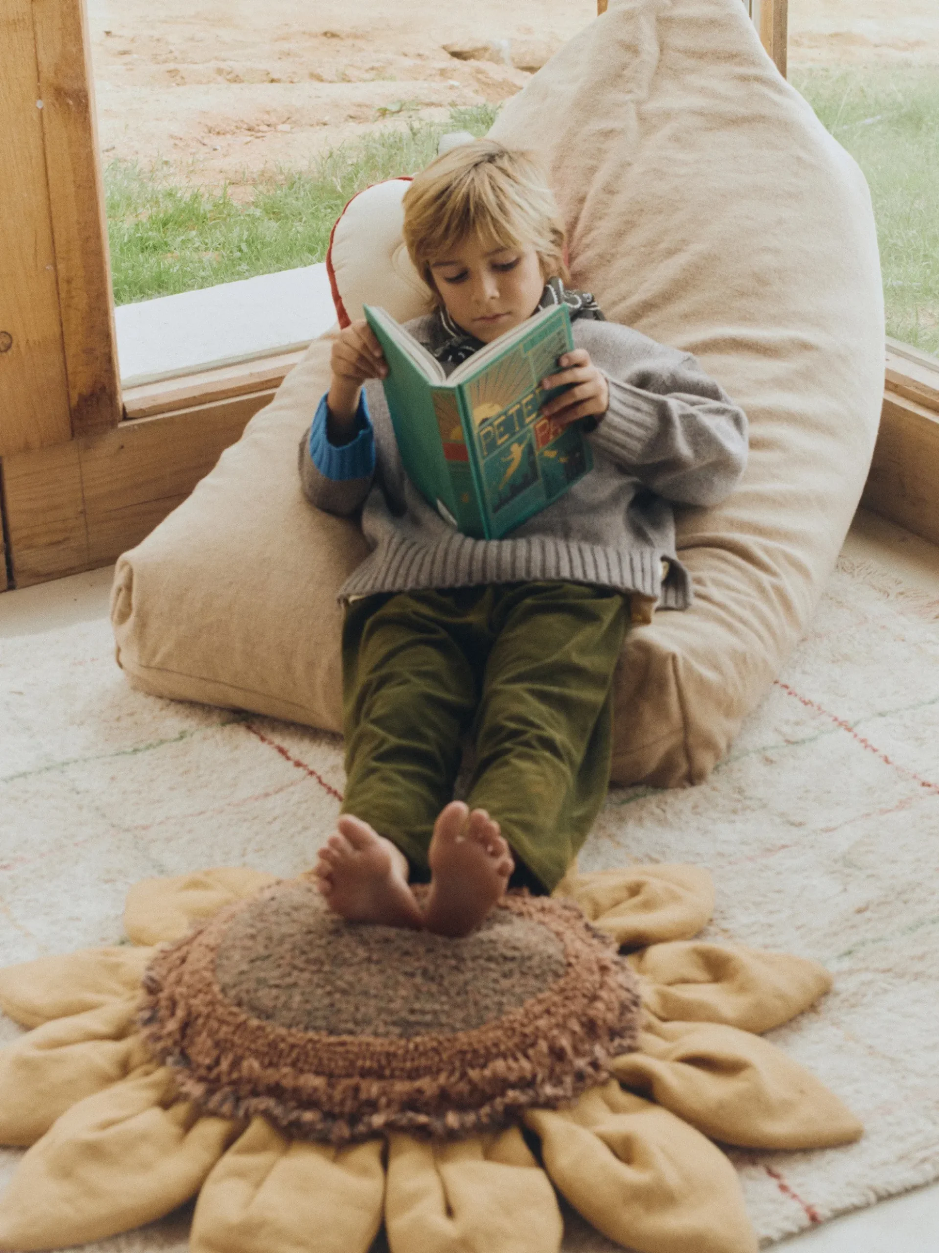 Cuscino in cotone Sunflower