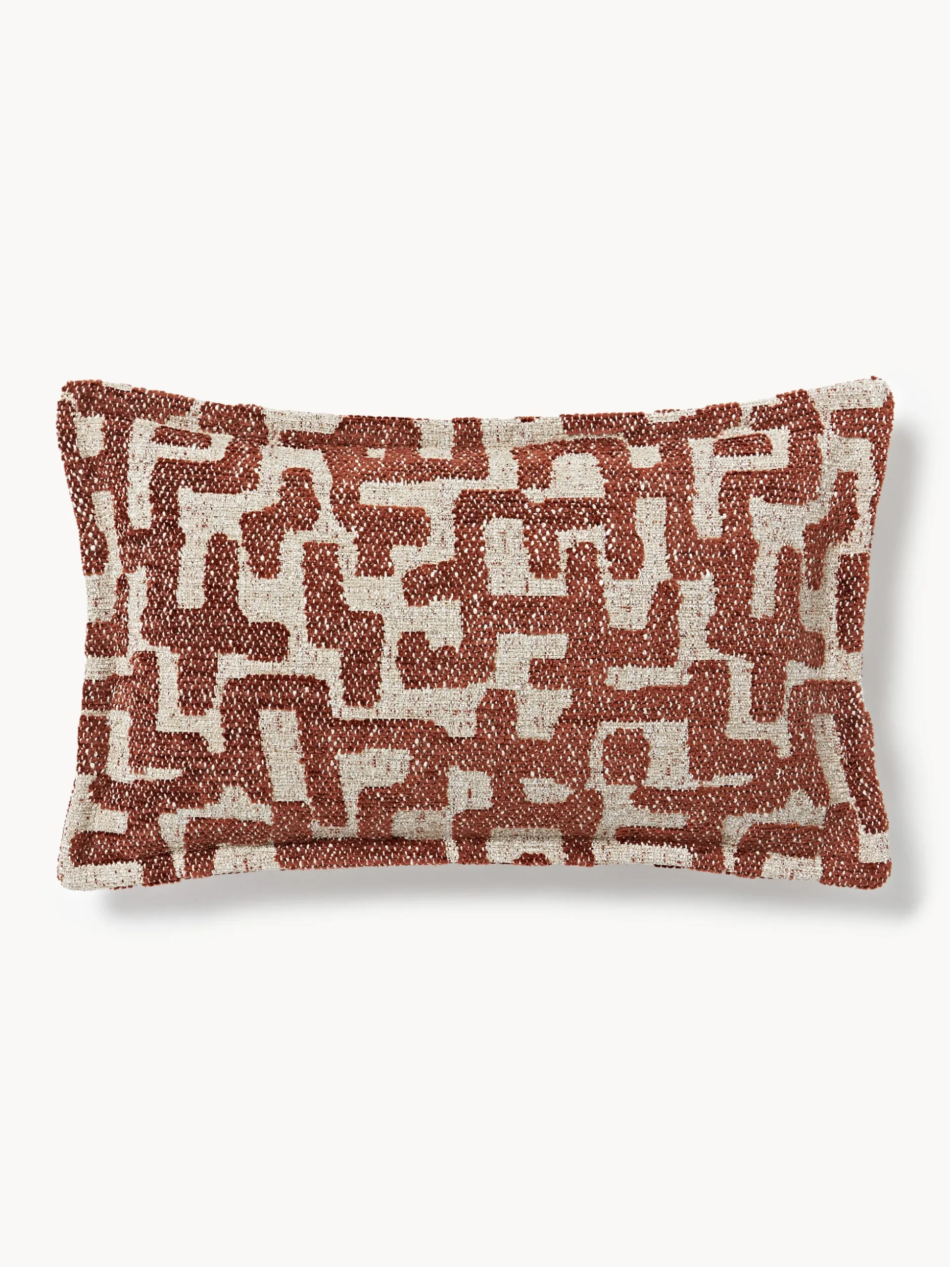 Cuscino in viscosa con motivo jacquard Contia