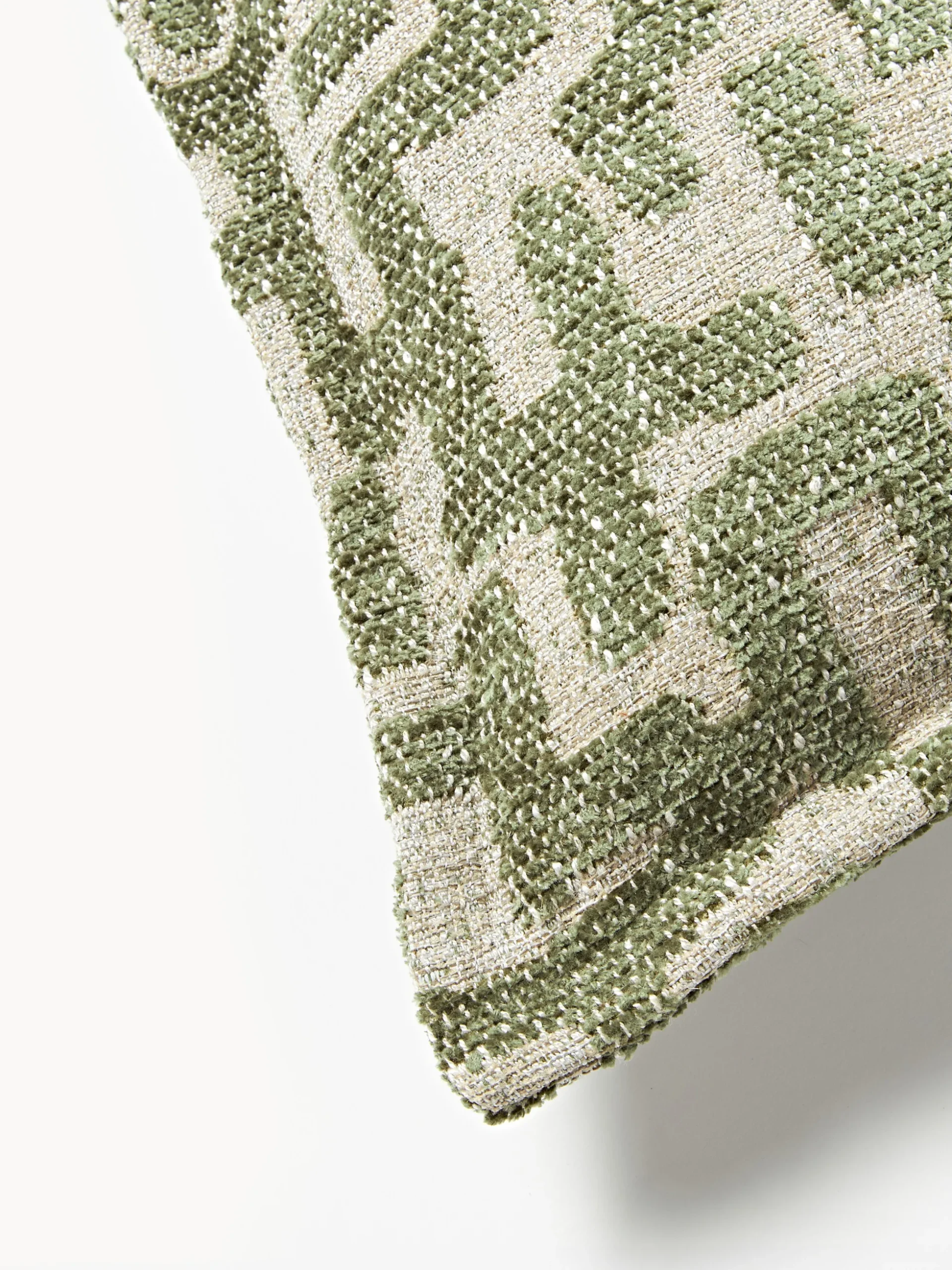 Cuscino in viscosa con motivo jacquard Contia