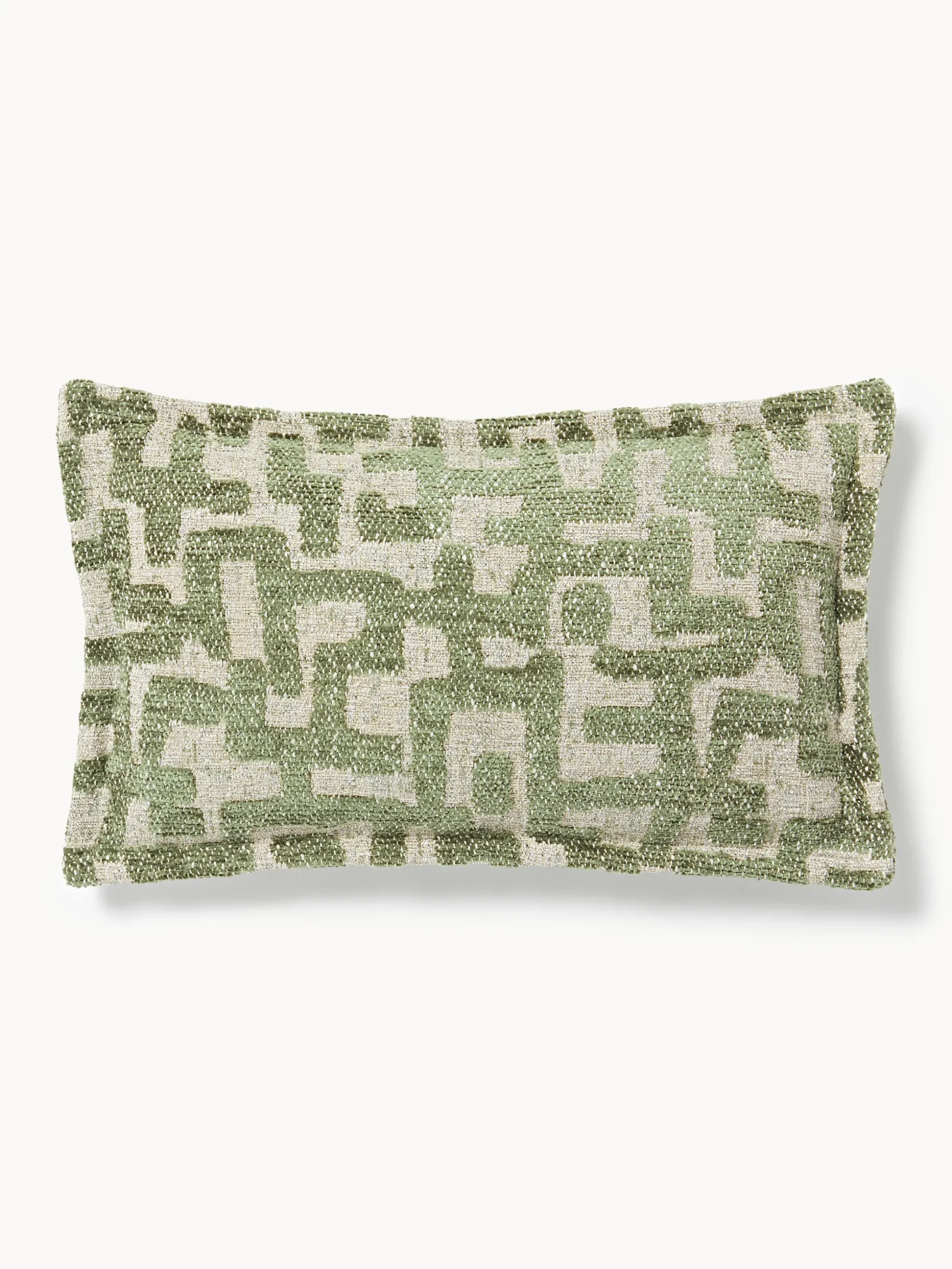 Cuscino in viscosa con motivo jacquard Contia