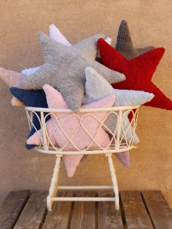 Cuscino morbido in cotone fatto a mano Star