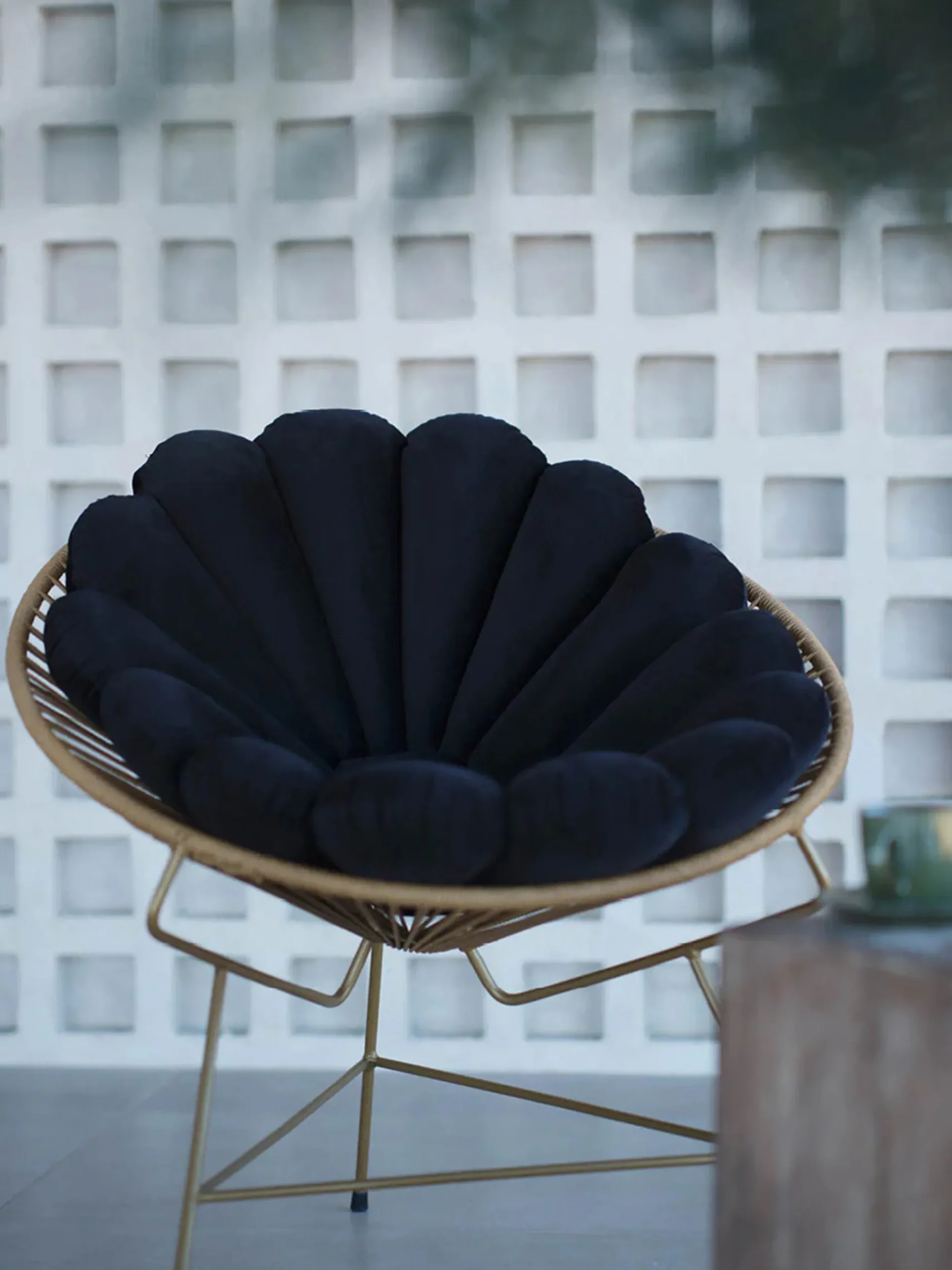 Cuscino sedia da giardino Shell