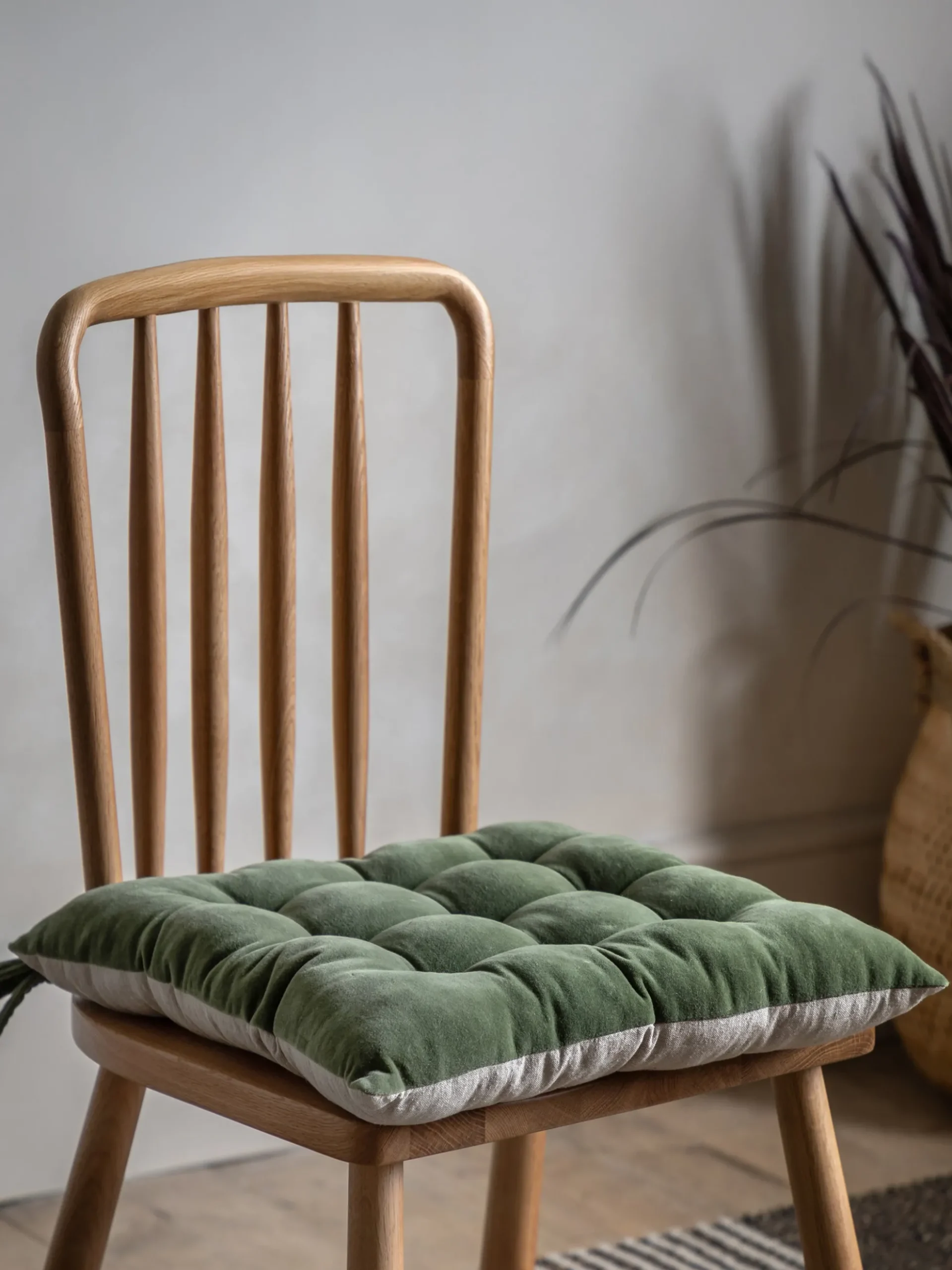 Cuscino sedia in velluto Cozy