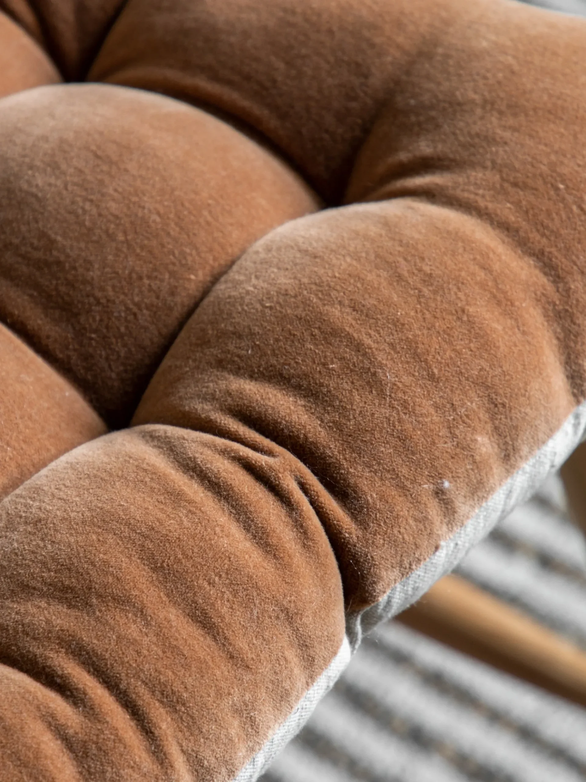 Cuscino sedia in velluto Cozy