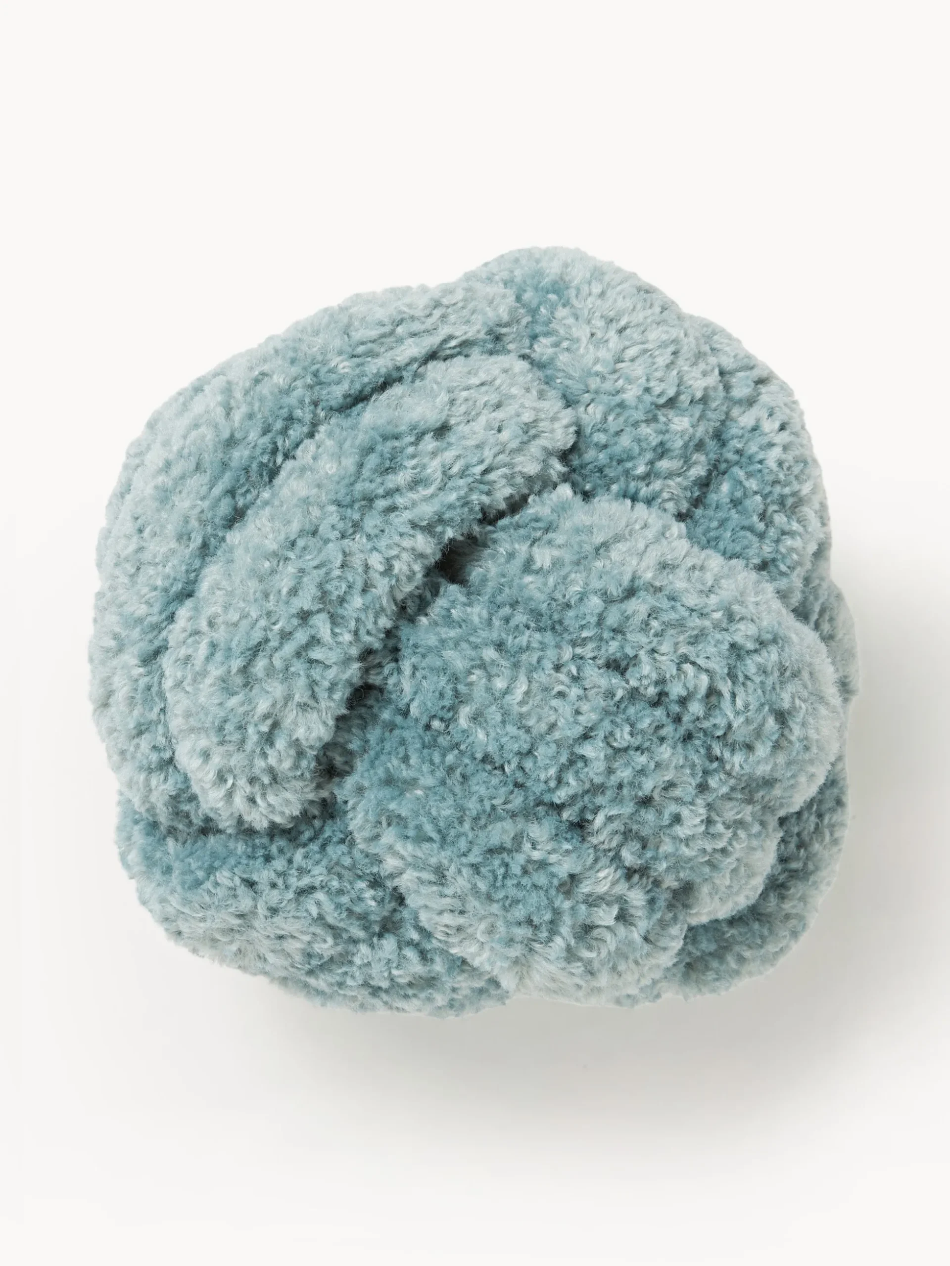 Cuscino annodato in teddy Dotty