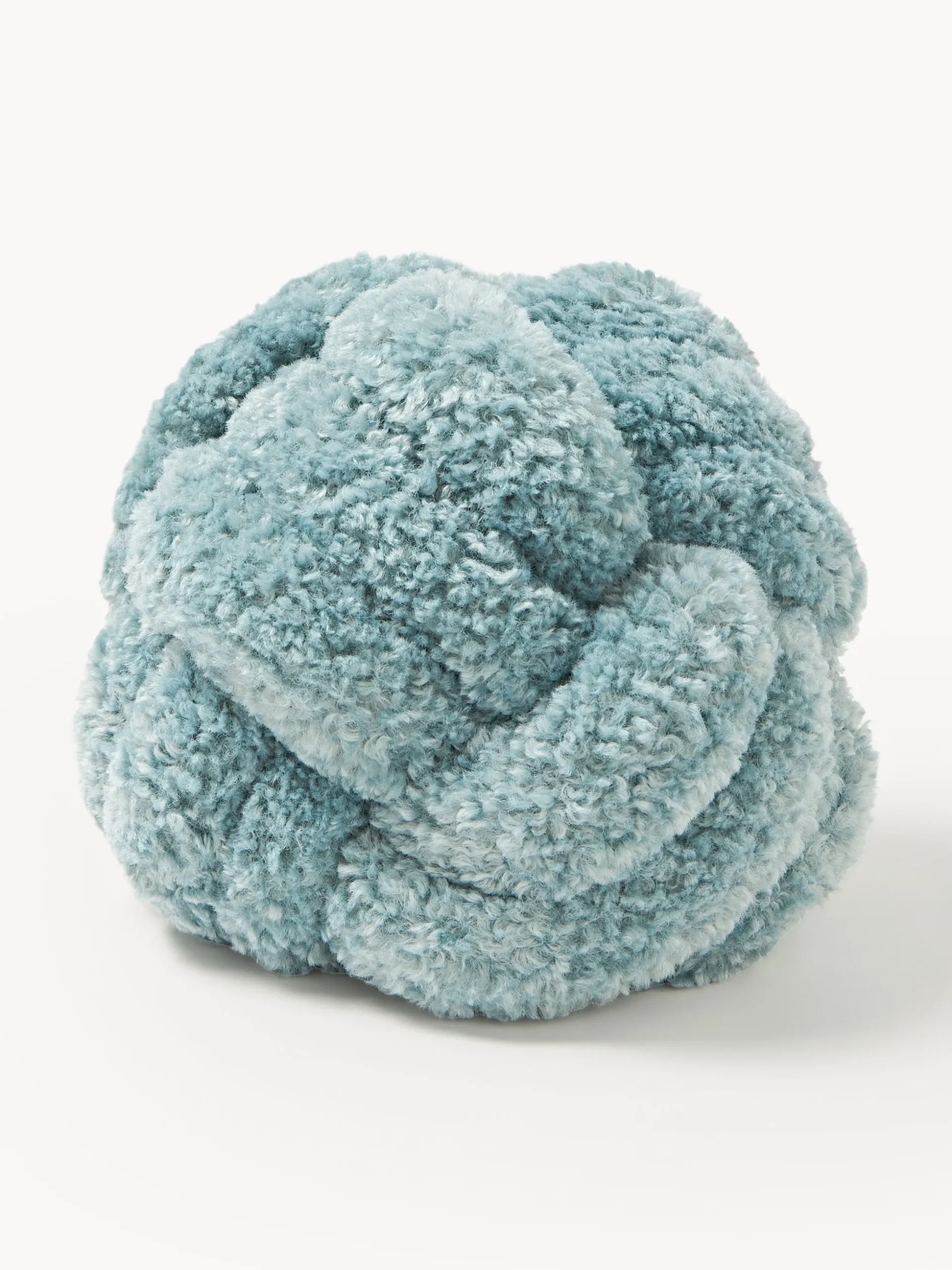 Cuscino annodato in teddy Dotty