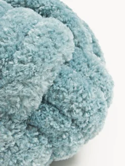 Cuscino annodato in teddy Dotty