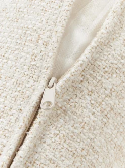 Cuscino cilindrico per divano in bouclé Sofia