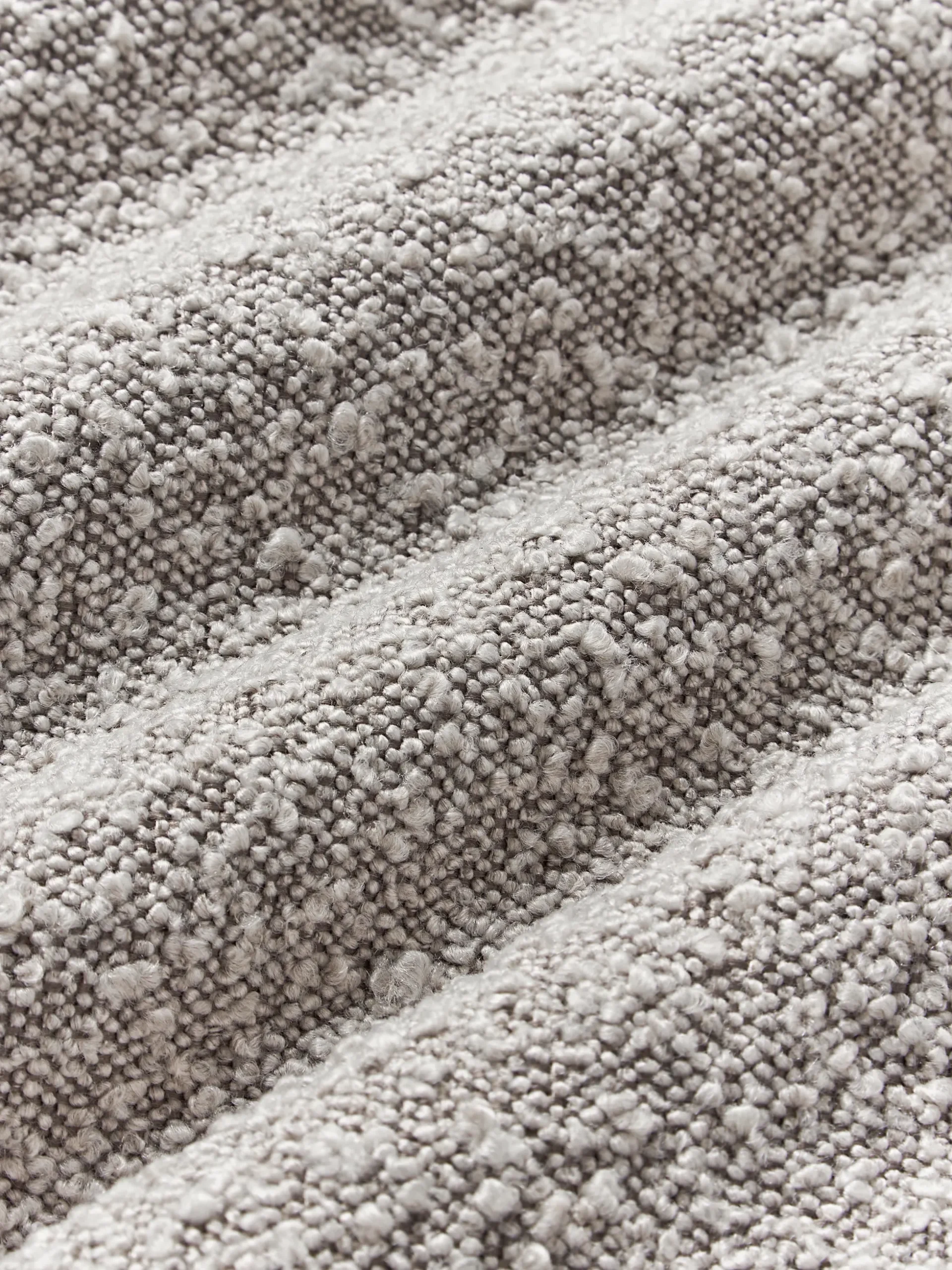 Cuscino decorativo grande in bouclé Lennon, 70 x 70 cm