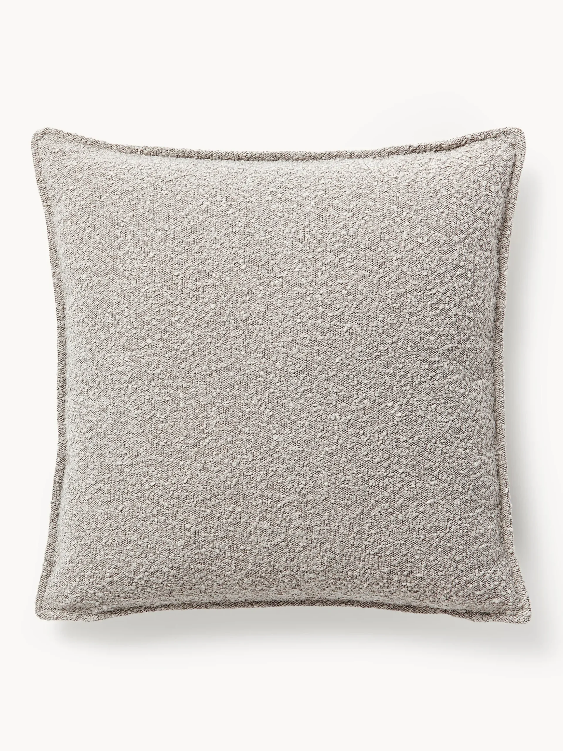 Cuscino decorativo grande in bouclé Lennon, 70 x 70 cm