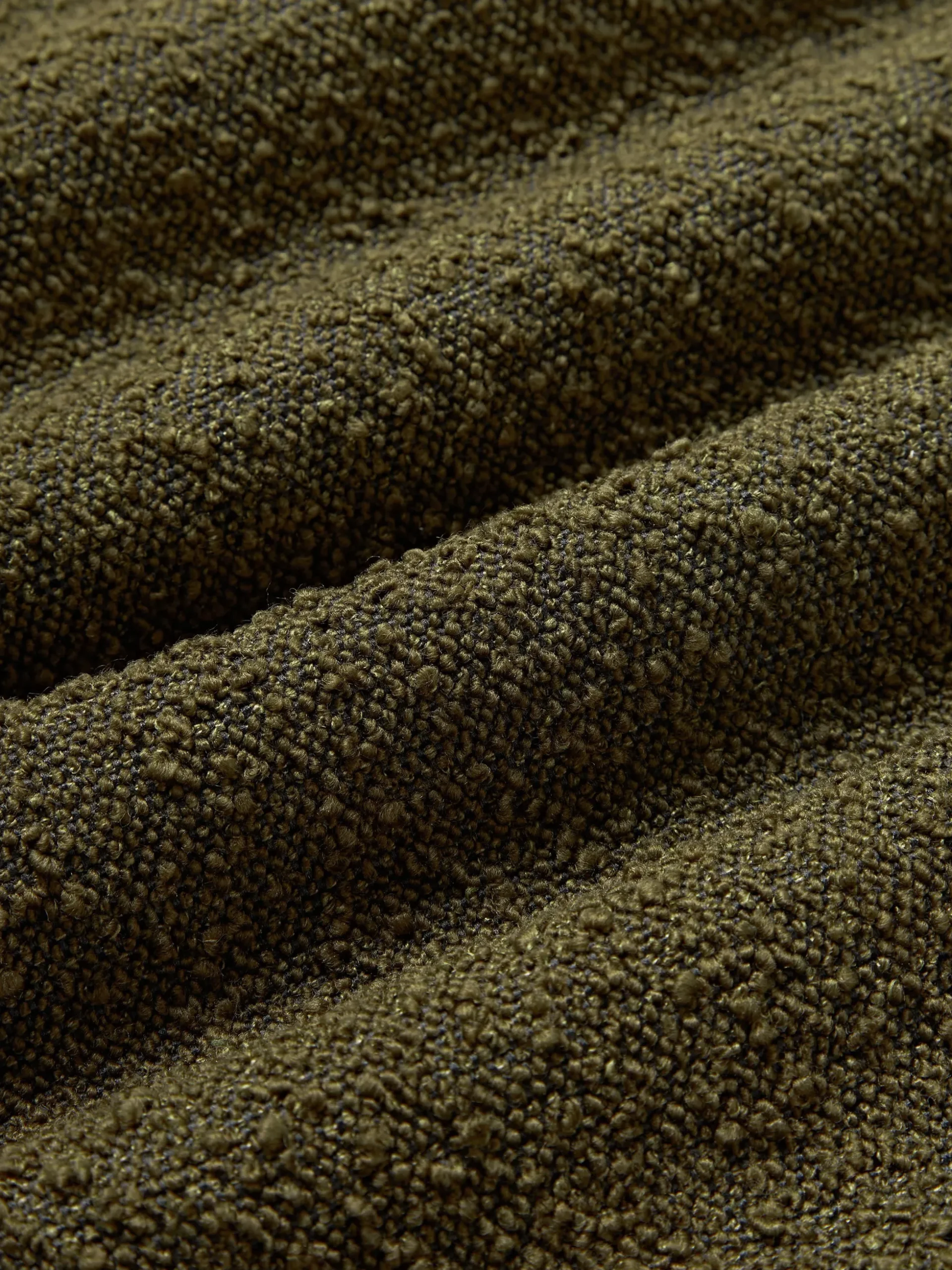 Cuscino decorativo grande in bouclé Lennon, 60 x 60 cm