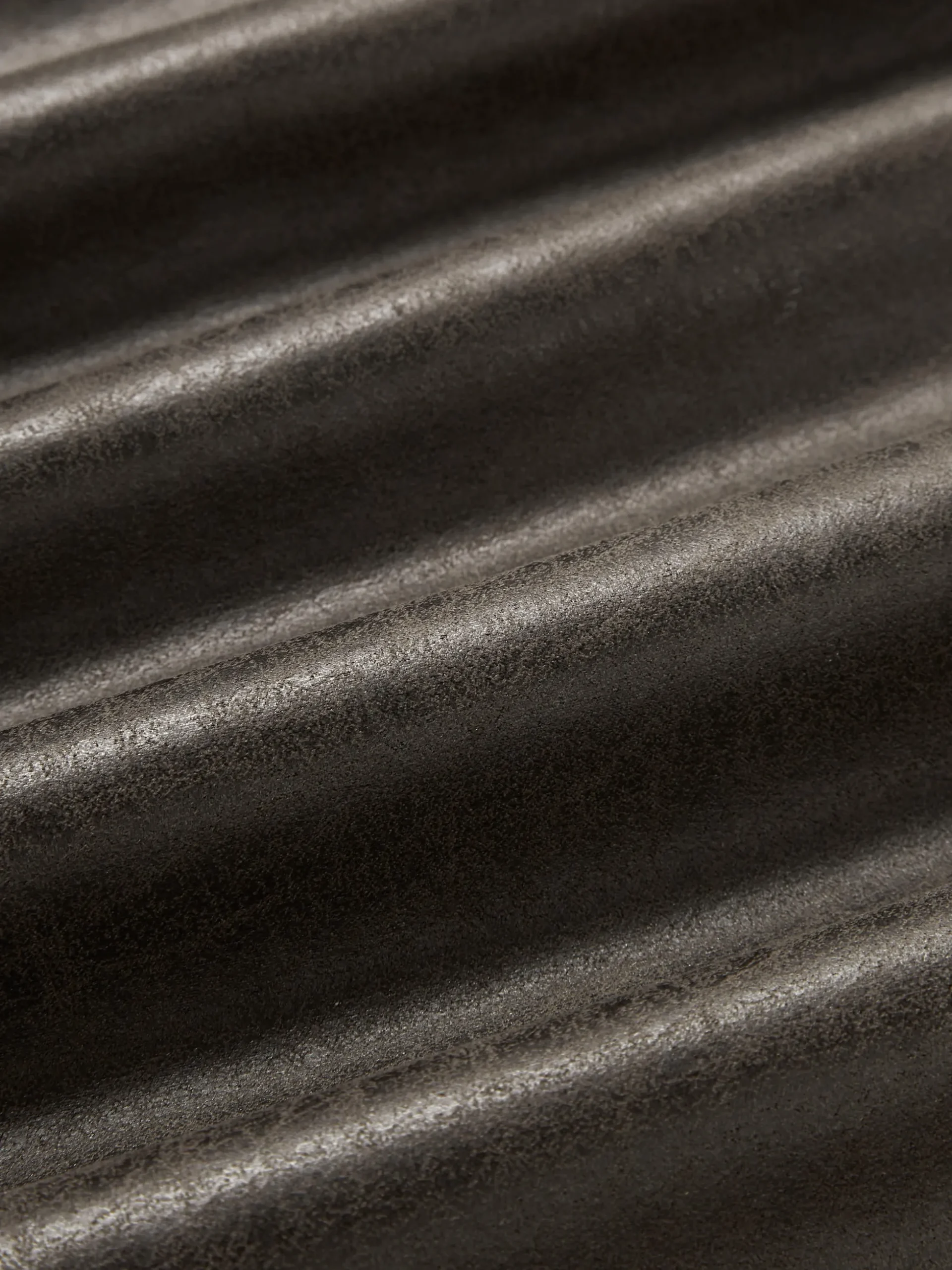 Cuscino decorativo grande in pelle Lennon, 60 x 60 cm