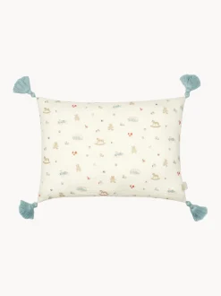 Cuscino in cotone biologico con nappe Vintage Toys