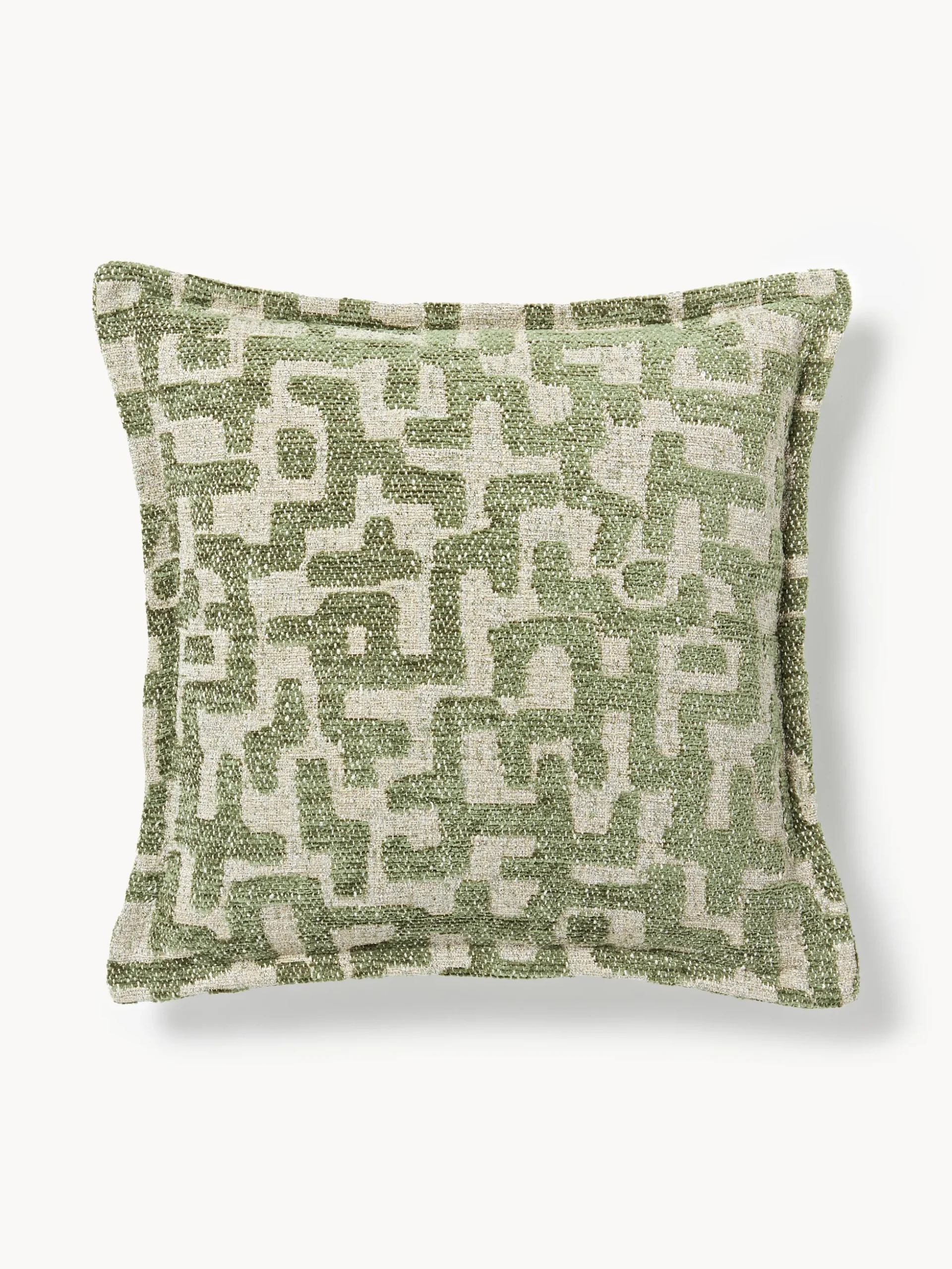 Cuscino in viscosa con motivo jacquard Contia