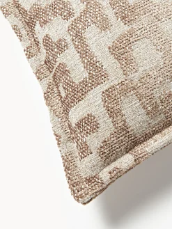 Cuscino in viscosa con motivo jacquard Contia
