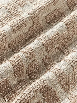 Cuscino in viscosa con motivo jacquard Contia