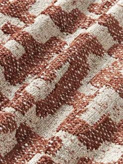 Cuscino in viscosa con motivo jacquard Contia