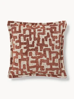 Cuscino in viscosa con motivo jacquard Contia