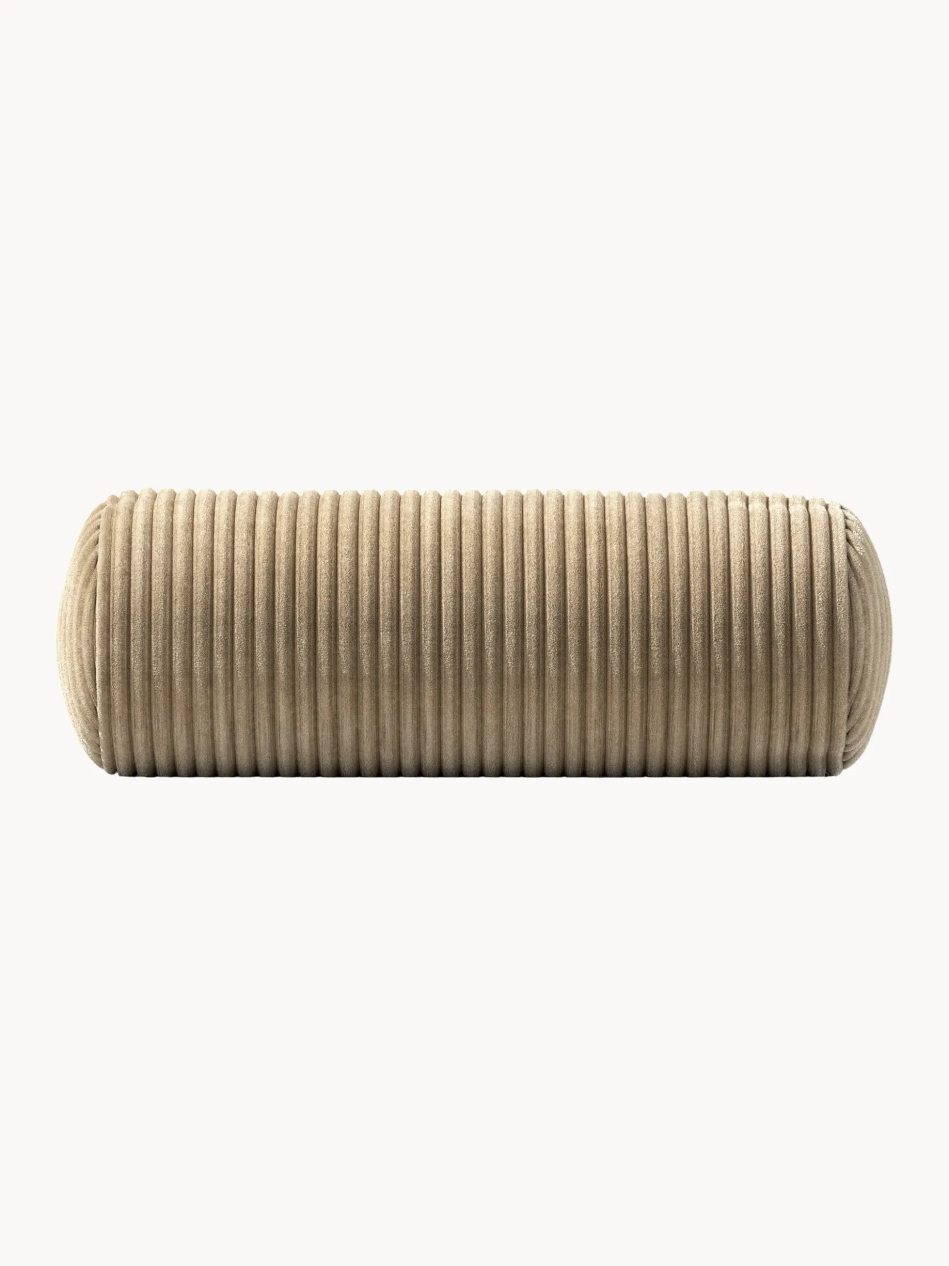 Cuscino per divano in velluto a coste Vetsak, Ø 16 x L 40 cm
