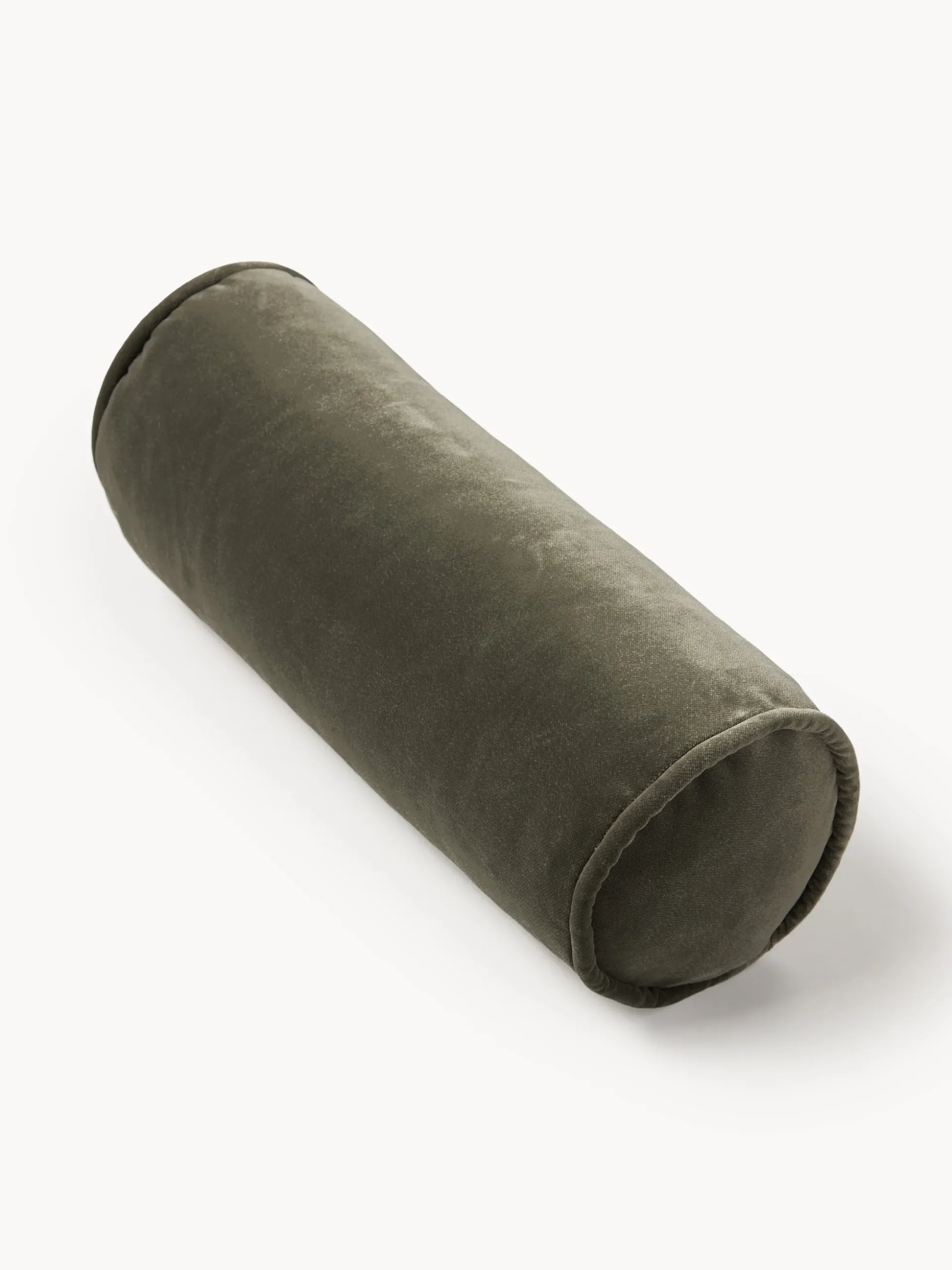 Cuscino per divano in velluto Vetsak, Ø 16 x L 40 cm