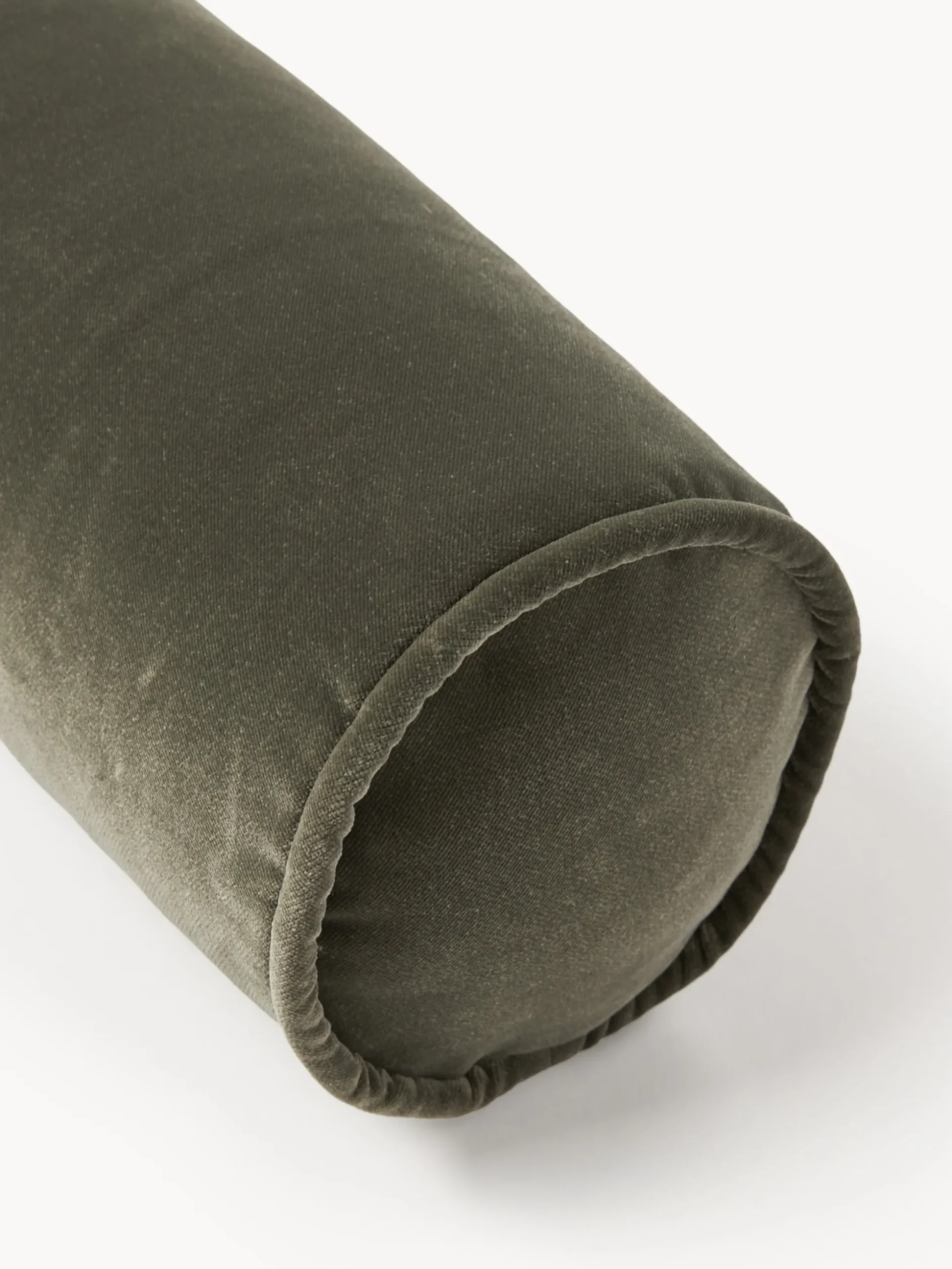 Cuscino per divano in velluto Vetsak, Ø 16 x L 40 cm