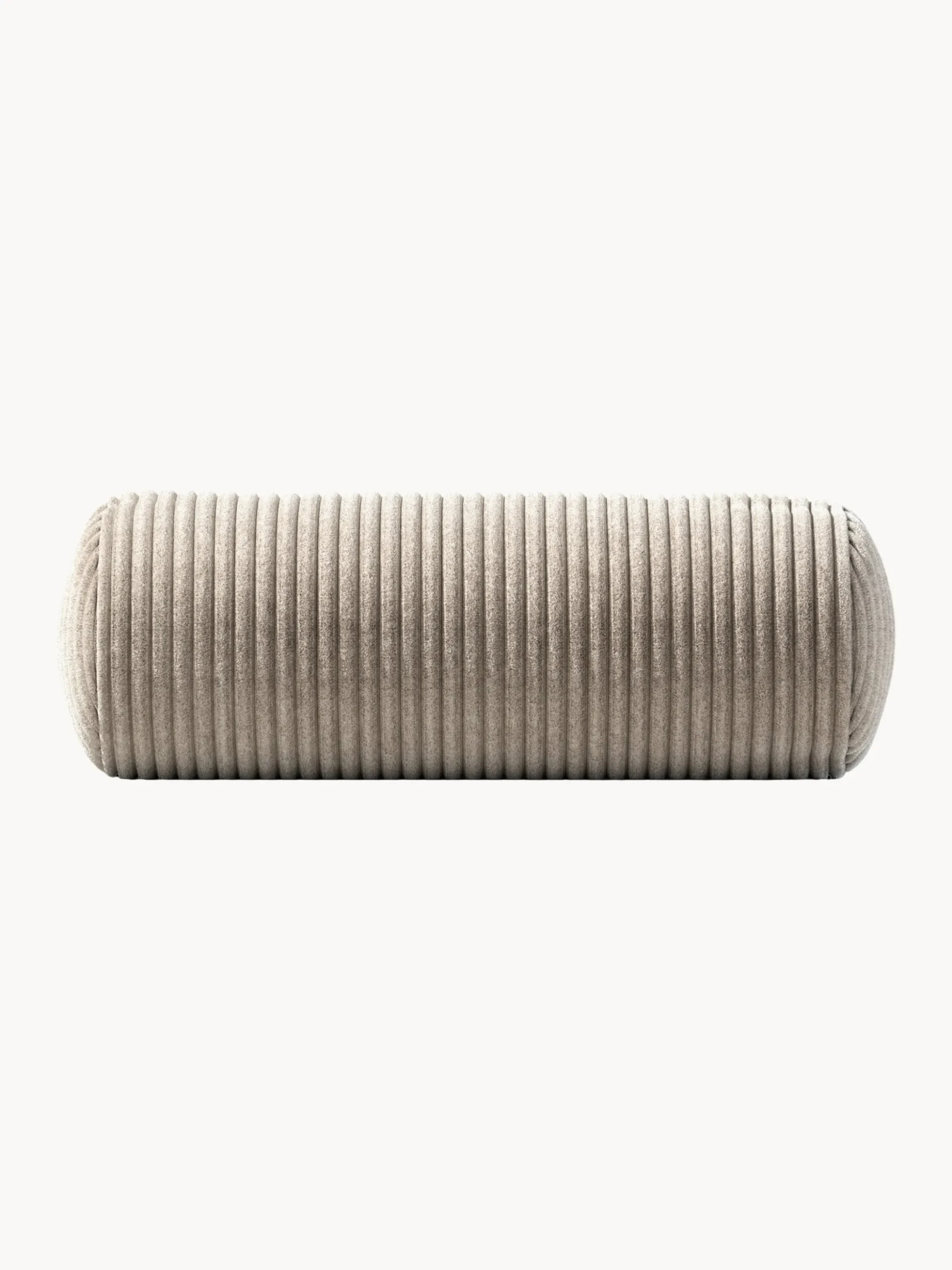Cuscino per divano in velluto a coste Vetsak, Ø 16 x L 40 cm