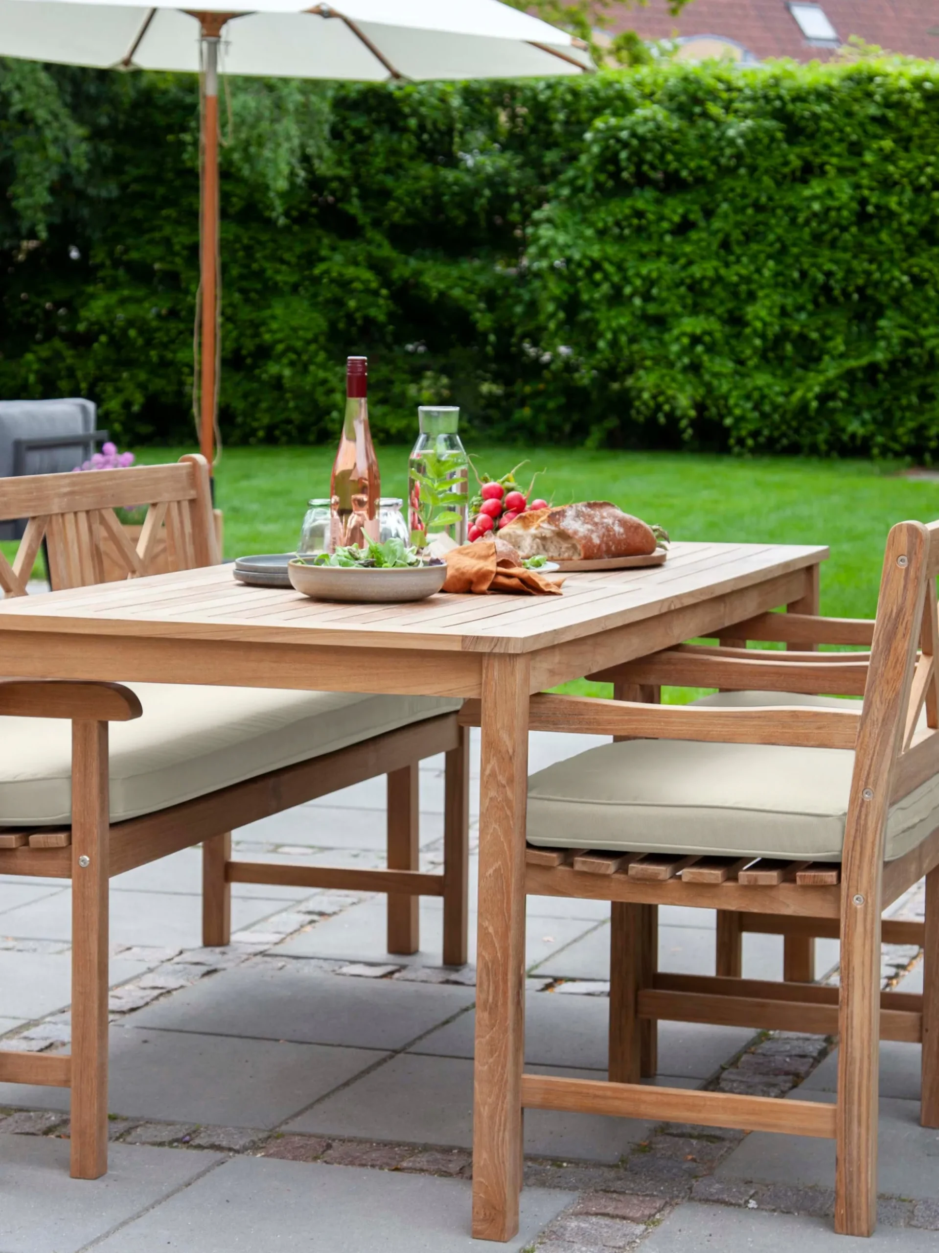 Cuscino per panca Rosenborg, 53 x 120 cm