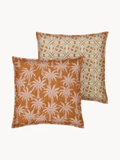 Cuscino reversibile da esterno fatto a mano Laura & Coco