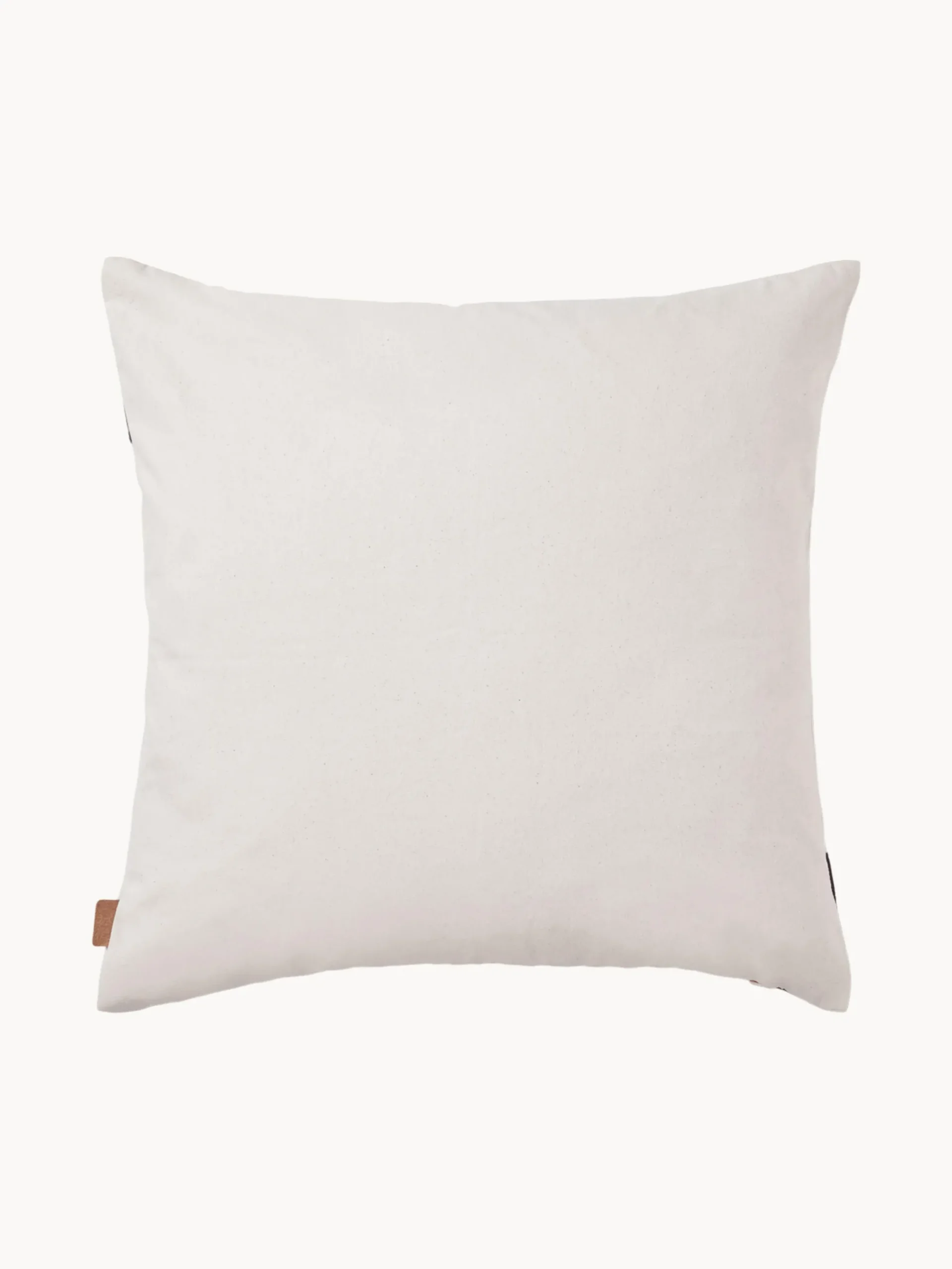 Cuscino ricamato a mano in cotone organico Pose