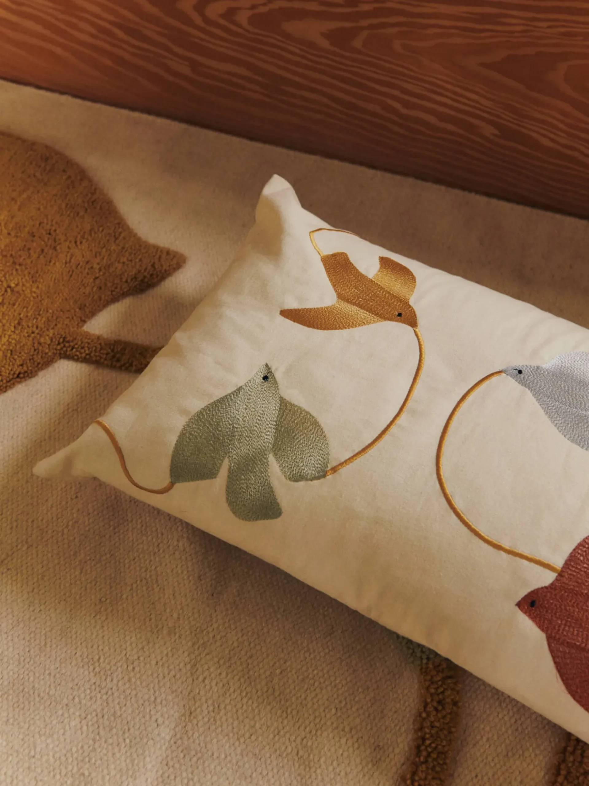 Cuscino ricamato per bambini Swif