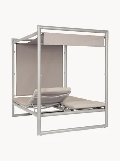 Daybed da giardino doppio con tettuccio solare Konnor