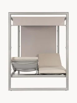 Daybed da giardino doppio con tettuccio solare Konnor