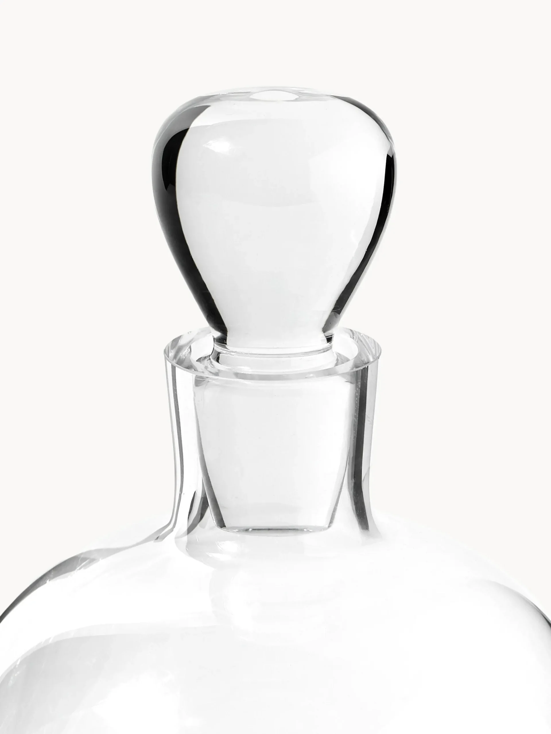 Decanter in vetro soffiato Pedro, 1,1 L