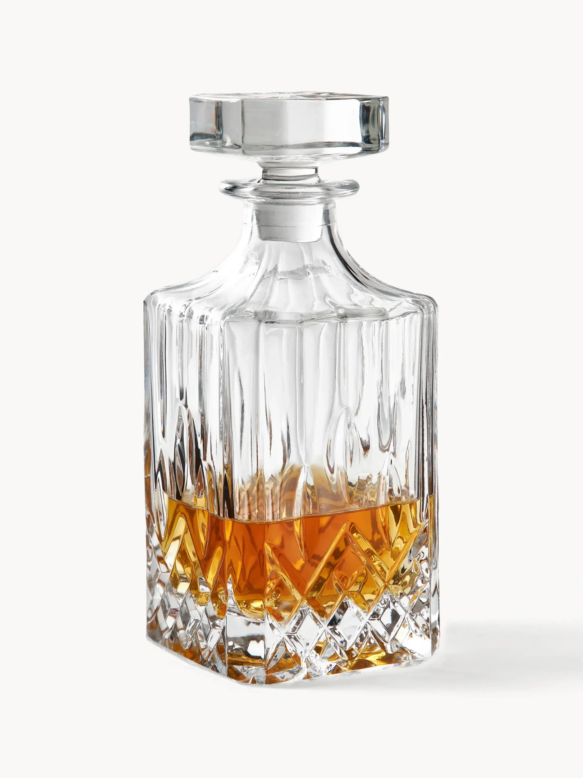 Decanter in cristallo con rilievo George, 700 ml