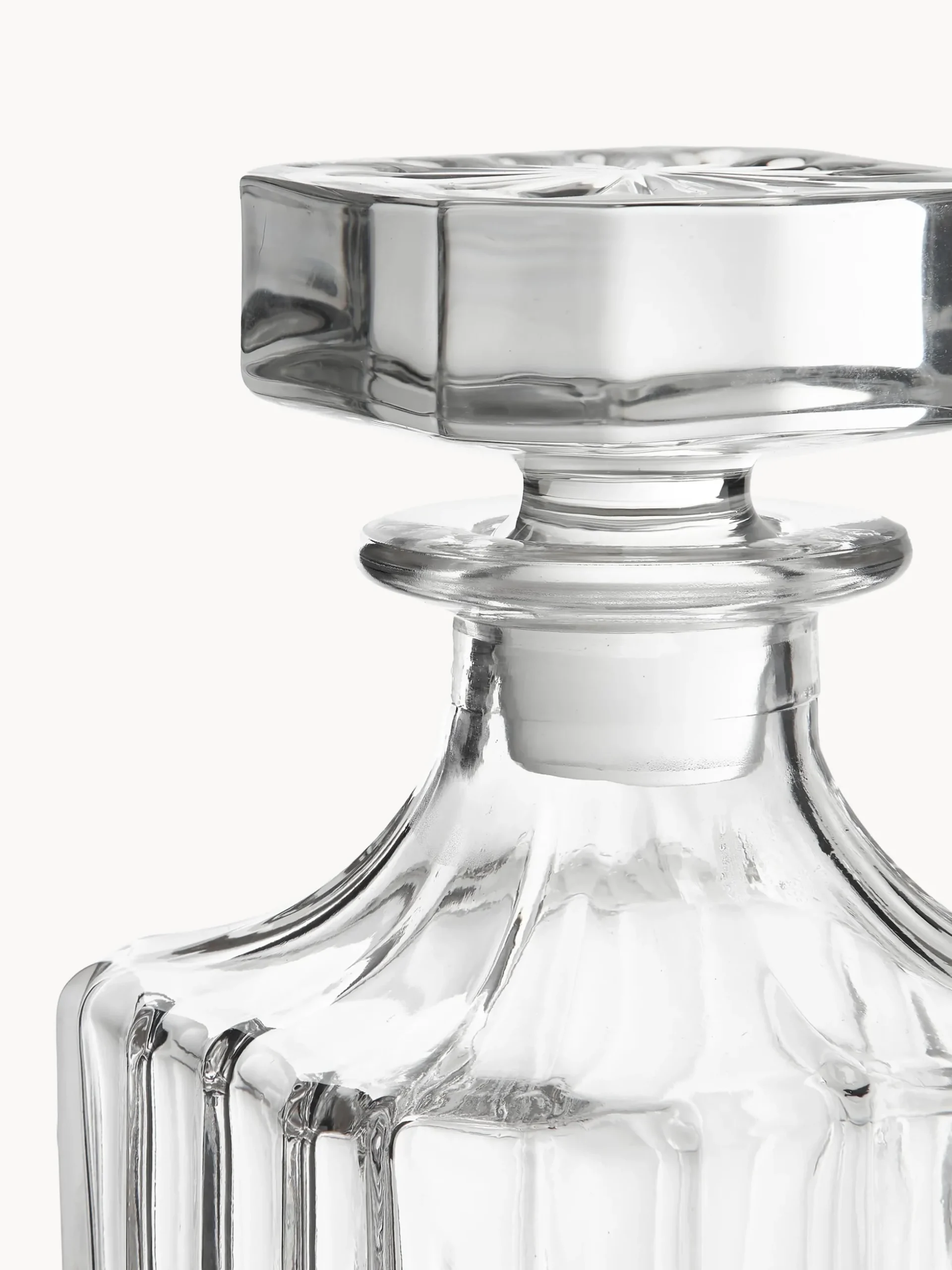 Decanter in cristallo con rilievo George, 700 ml