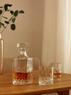 Decanter in cristallo con rilievo George, 700 ml